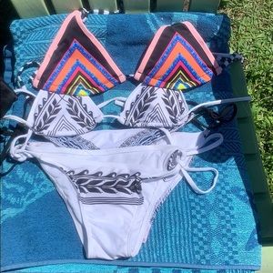 Two small triangle bikinis